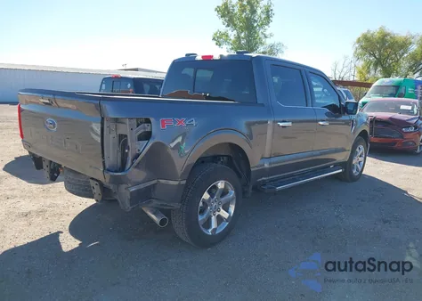 2022 Ford F-150 Lariat из США, поврежденный, VIN 1FTFW1E55NFC37655